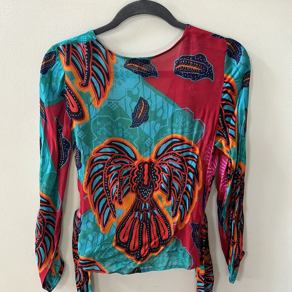 Anthropology Wrap Top - Picture 2 of 4